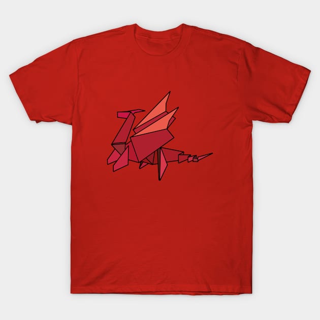 Origami Dragon T-Shirt by DiegoCarvalho